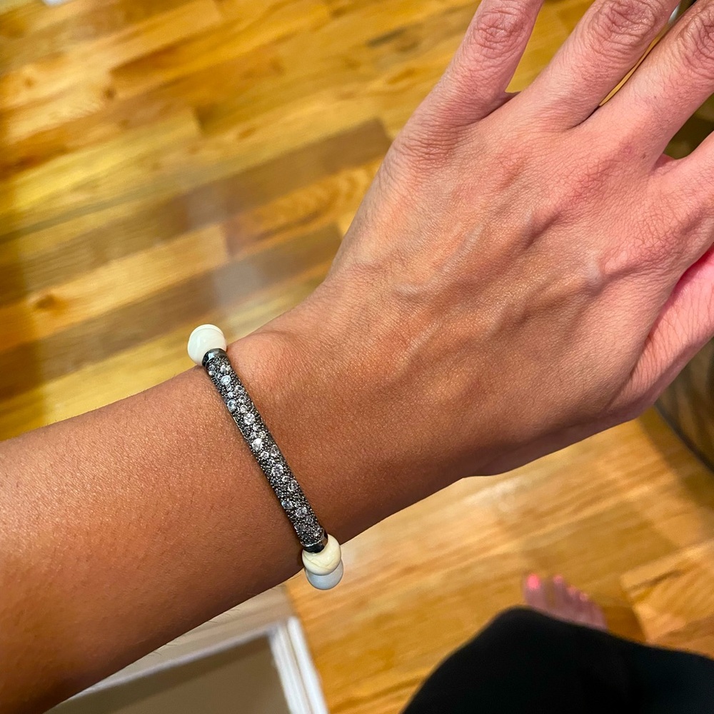 Tai Rittichai beaded bracelet with Swarovski